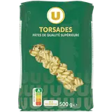 Pâtes Torsade qualité supérieure U paquet cello de 500g