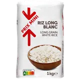 Riz long blanc PRIX MINI sachet 1kg