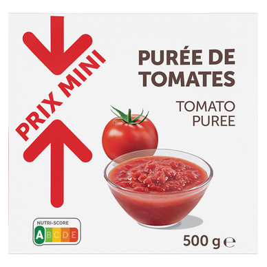 Purée de tomates PRIX MINI - brique 500g