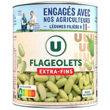 Flageolets verts extra-fins - Boîte 530g