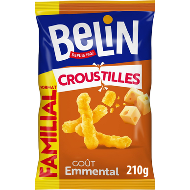 Biscuits Salés Apéritifs, Croustilles, BELIN, 210g