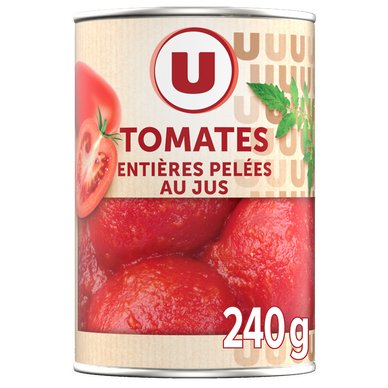 Tomates entières pelées au jus  - Boîte de 238g net égoutté