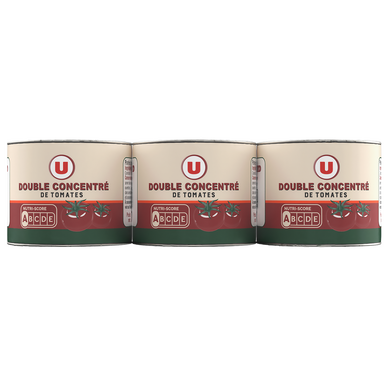 Double concentré de tomates 3x70g 210g