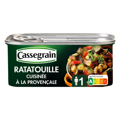 Ratatouille cuisinée CASSEGRAIN - Boîte 185g