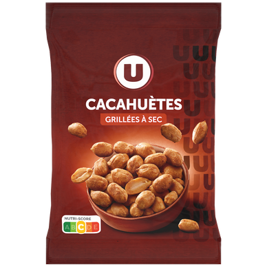 Cacahuètes grillées à sec  sachet de 150g