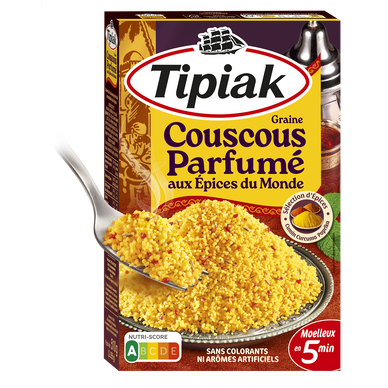 Couscous parfumé aux épices du monde TIPIAK - 2x255g