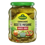 Cornichons aigres doux recette paysanne KUHNE, 72cl 360g