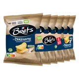 Chips easy les natures ondulées au sel de Guérande BRET'S, 6x25g