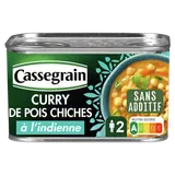 Curry de pois chiches à l'indienne CASSEGRAIN - Boîte  430g