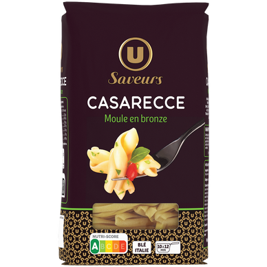 Pâte Casarecce de semoule de blé dur sachet 500g