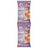 Croûtons ronds frits pour soupe saveur ail  2x90g  - 180g