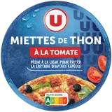 Miettes thon à la tomate pêché ligne boîte, boîte de 160g