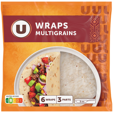 Wraps multigrains - X6 370g