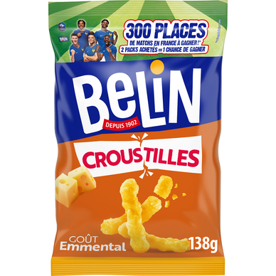 Biscuits Salés Apéritifs, Croustilles, BELIN, 138g