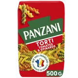 Pâtes TORTI Tomates et Epinards blé Français PANZANI - 500g
