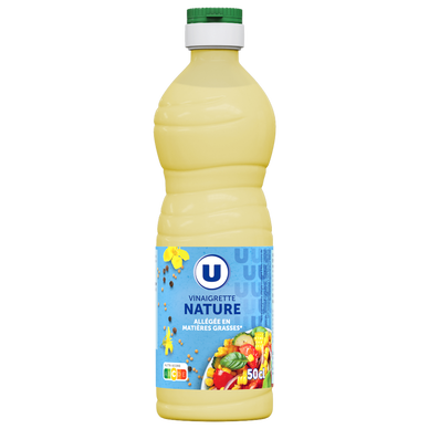 Vinaigrette nature en matières grasses  50cl