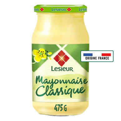 Mayonnaise classique aux oeufs plein air LESIEUR - Pot 475g