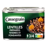 Lentilles cuisinées CASSEGRAIN - Boîte 460g