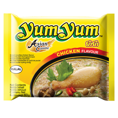 Nouilles Instantanées "YUM YUM" arôme poulet sachet 60g