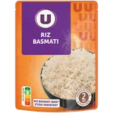 Riz basmati nature micro-ondable 2 minutes  sachet de 250g