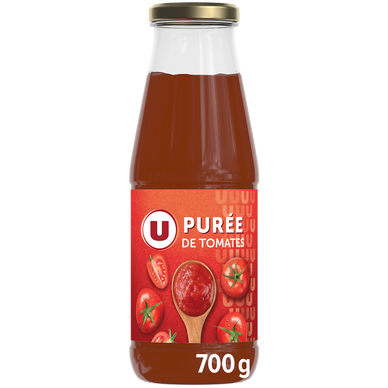 Purée de tomates fraîches sans sel ajouté  bouteille de 700g