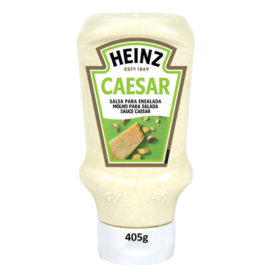 Sauce salade Caesar Heinz Flacon Souple Top Down 405g