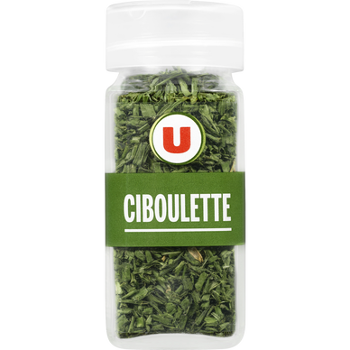 Ciboulette émincée déshydratée format classique U 6g