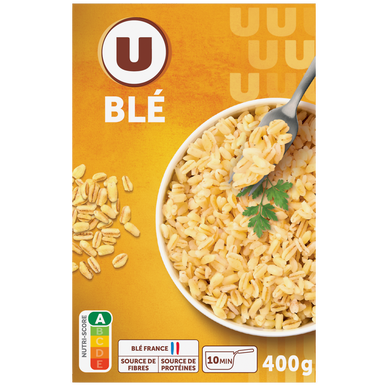 Blé précuit cuisson rapide  étui de 400g