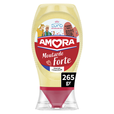 Moutarde fine & forte AMORA 265g