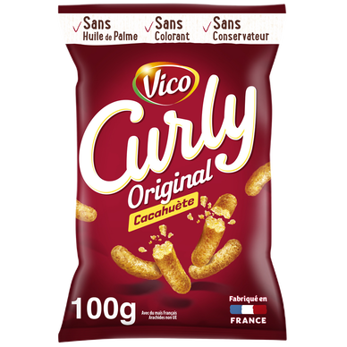 Cacahuète CURLY, 100g