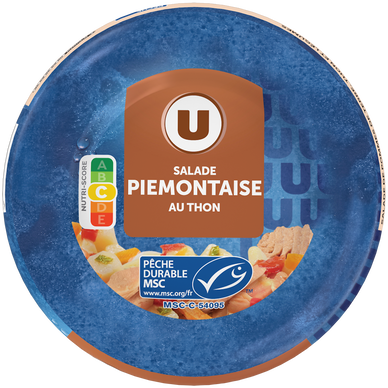 Salade thon piémontaise pêché à la ligne  boîte de 250g