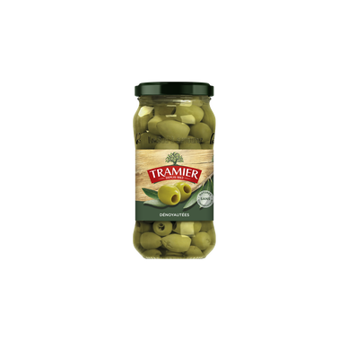 Olives Vertes Dénoyautées TRAMIER - bocal 160g