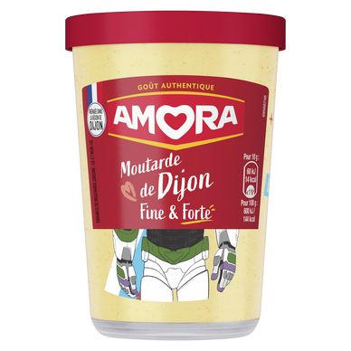 Moutarde forte AMORA 185g