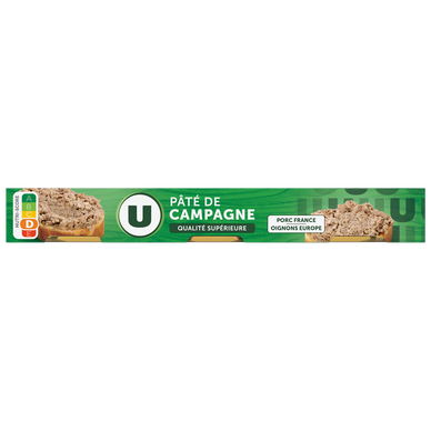 Pâté de campagne pur porc qualité supérieure  3x1/10, 234g