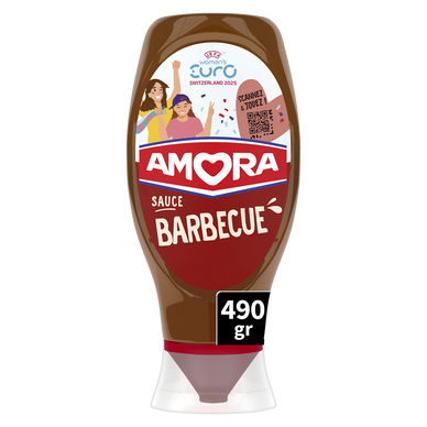 Sauce barbecue AMORA, flacon souple de 490g