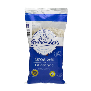 Gros sel de Guérande tradition LE GUERANDAIS, sachet de 800g