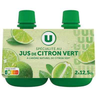 Jus de citron vert  2x12, 5cl