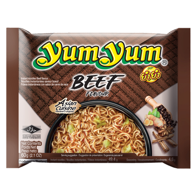Nouilles Instantanées "YUM YUM" arôme boeuf sachet 60g