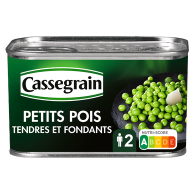 Petits pois CASSEGRAIN - Boîte 280g