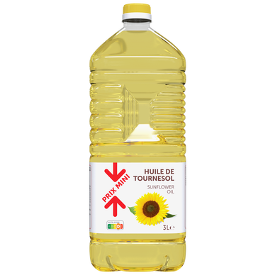 Huile de tournesol PRIX MINI - Bouteille 3L