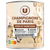 Champignons de Paris pieds & morceaux - Boîte 460g
