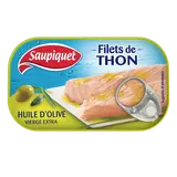 Filets de thon à l'huile d'olive vierge extra SAUPIQUET - 115g