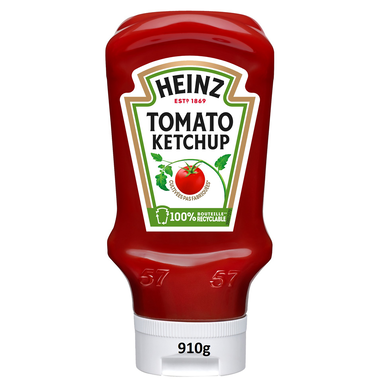 Tomato Ketchup flacon souple top down HEINZ, 910g