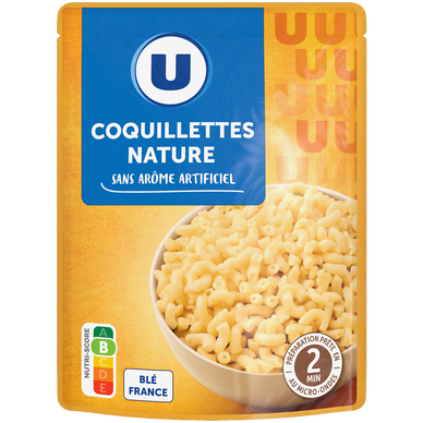Pâtes Coquillette nature micro-ondable 2' doy pack 250g