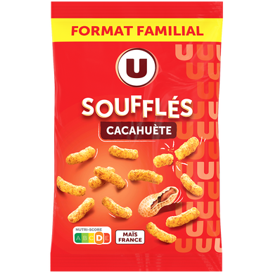 Biscuits apéritifs Soufflé cacahuète sachet de 160g