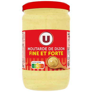 U Moutarde forte de Dijon pot standard, 720g