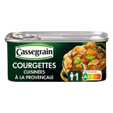 Courgettes cuisinées à la Provençale CASSEGRAIN - Boîte 185g