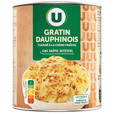 Gratin dauphinois  boite de 4/4, 850g