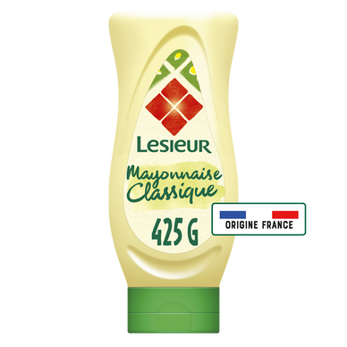 Mayonnaise classique LESIEUR, flacon souple de 425g