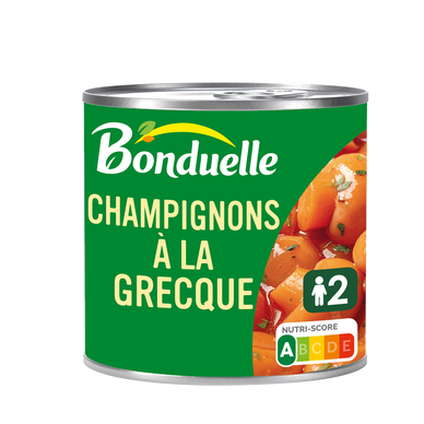 Champignons entiers à la Grecque BONDUELLE - Boîte 400g